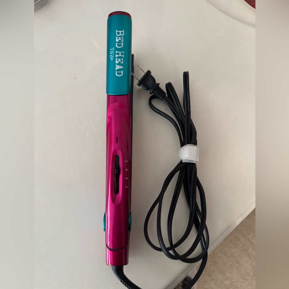 BedHead Pink and Teal Hair Crimper